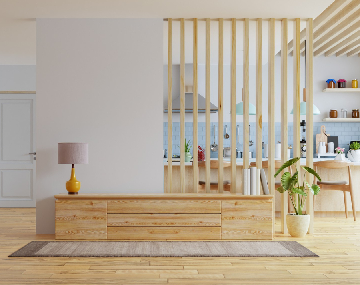 A cozy, welcoming home interior
